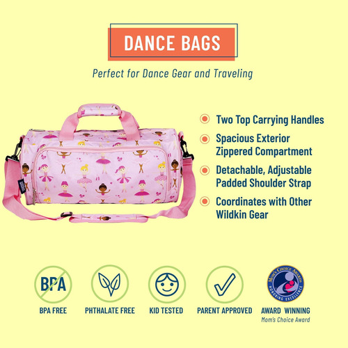 Bolsa Baile Para Niño Niña Tamaño Ideal Clase Ballet Recital