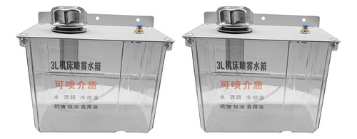 Caja De Agua De Lubricación Cnc De 2 X 3 Litros Con Filtro L