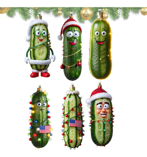 Tradición De Adornos Navideños Encurtidos Adornos Navideños