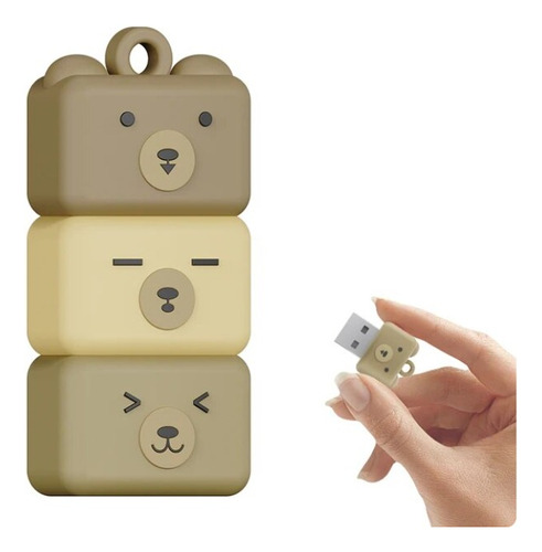 Memoria Usb De 32gb Diseño Forma Figura Cubos Abeja Oso