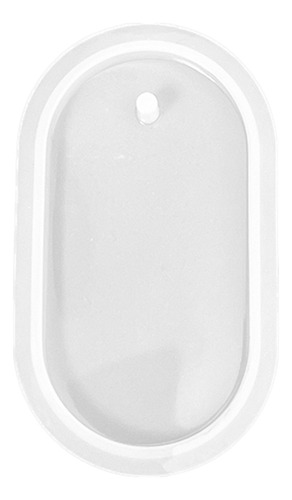 Molde De Silicone Formato Tag Para Chaveiros Ideal P/ Resina