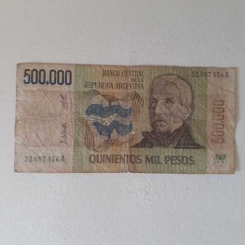 Billete Antiguo Argentino  Y No Llegue A Cbiar Por Dolares