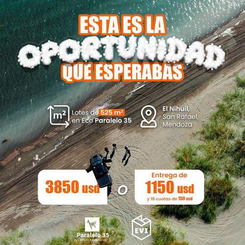 Lote En El Nihuil - Loteo Paralelo 35 - Lotes Desde 525 M2 - Sector Eco