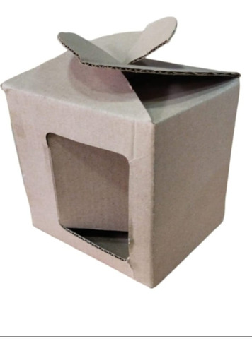 Caja Cartón Autoarmable Tazón 10x10 Pack 25 Unid