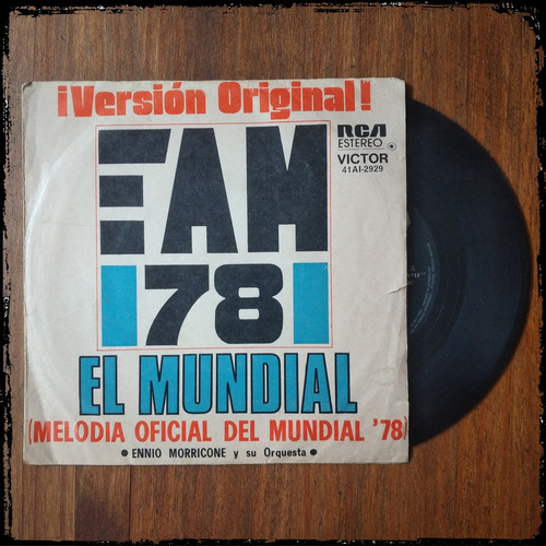Disco Oficial Del Mundial 78 Version Original -e Morricone (Usado)
