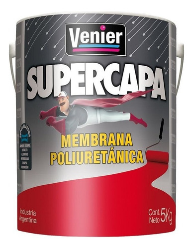 Membrana Supercapa Poliuretanica Rojo 5k. Venier