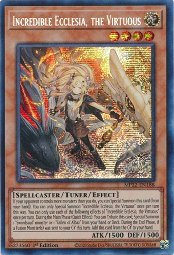 Incredible Ecclesia, The Virtuous (sr) / Mystery Tcg Mp22-en188 Inglés