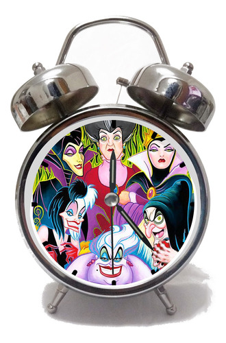 Villanas De Disney Malefica  Despertador Reloj Personalizado