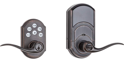 Kwikset 99120-038 Smartcode 912 Z-wave Plus Palanca, Bronce 