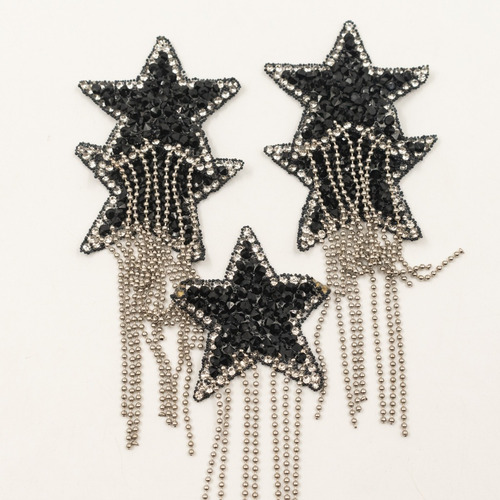 Aplique Termoadhesivo Estrella Mini Strass A.50587 X5 U. Único
