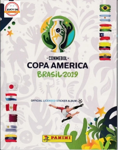 Álbum Tapa Dura Copa America Brasil 2019 Completo A Pegar