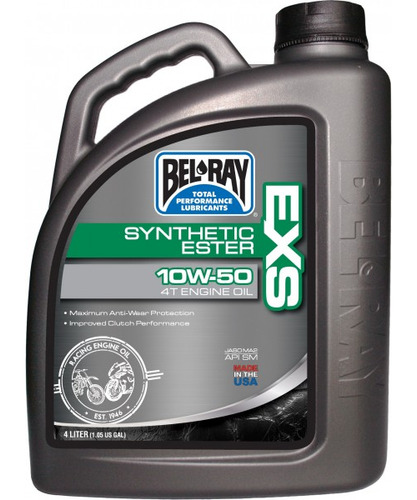 Bel-ray Exs Synthetic Ester 4t Engine Oil 10w-50 4 L