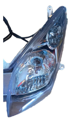 Faro Principal Motoneta Italika Ds150 Plata Azul