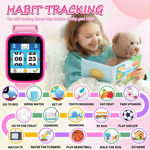 Reloj Inteligente Para Edad De 3 A 10 Años, Con Pantalla Tác
