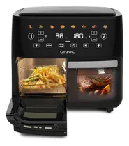 Comprar Freidora De Aire Sin Aceite Unnic Air Fryer 11.5 Litros 1700W Doble Compartimiento 2 En 1 Pantalla Digital Colores 8 Funciones Canasto Antiadherente Papas Fritas Circulación De Aire Color Negro