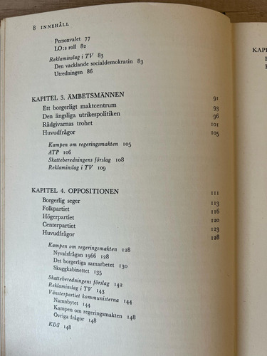 Maktspelet I Sverige - Ake Ortmark