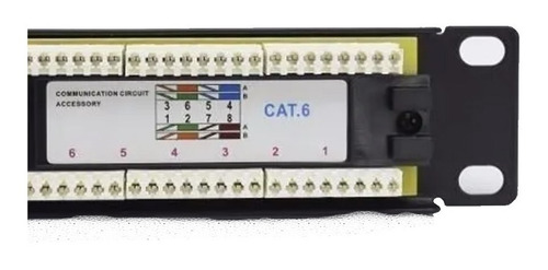 Imagen 2 de 10 de Glc Patch Panel 24 Puertos Cat 6 C/c Ce-4050