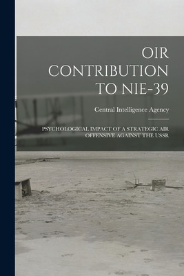 Libro Oir Contribution To Nie-39: Psychological Impact Of...