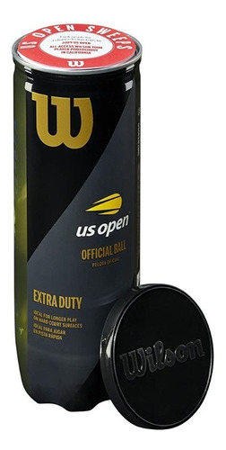 Tubo 3 Pelotas Tenis Wilson Us Open Extra Duty Muy Durable
