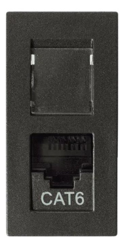 Tomada Rj45 Cat6 5tg9 9351ca Preto Vivace Siemens Preto