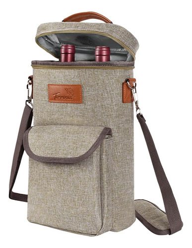 Bolsa De Regalo Para 2 Botellas De Vino Aislada