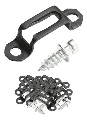 Conector Invisible De 100 Uds., Sujetadores De Medio Negro