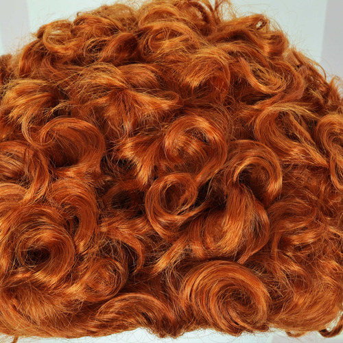 Queentas Cabello Pelucas For Mujer Rizada Rojo Cobrizo Queentas MZFP15293