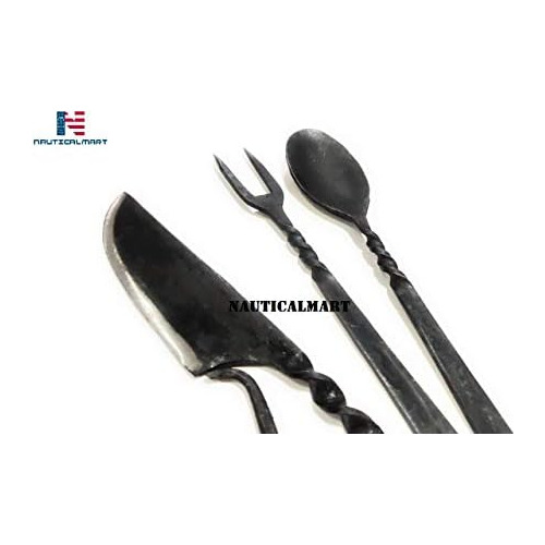 Juego De Utensilios Comer Medieval Vajilla