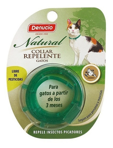 Denucio Collar Repelente Natural Gatos