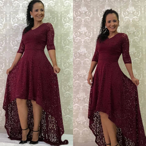 vestido festa midi mercado livre