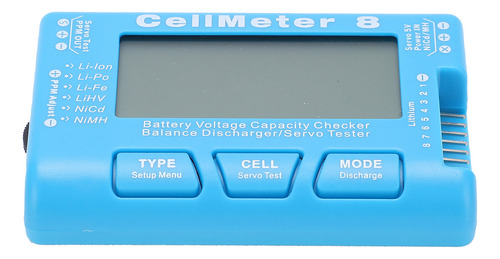 Comprobador De Capacidad De Batería Lcd Multifuncional Cellm