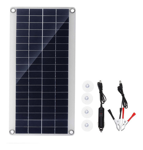 Panel Solar Portatil 300w Doble 12/5v Dc Carga Usb