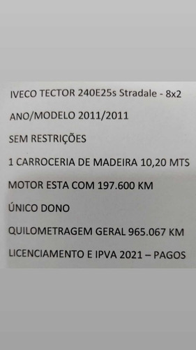 Iveco Tector 240e 25s 8x2