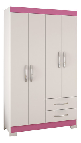 Ropero-closet- Guardarropas 4 Puertas 2 Cajones -nt5005