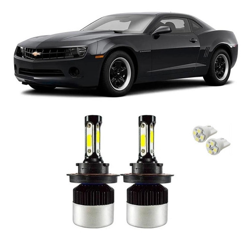 Kit Lâmpadas Ultra Led Full Gm Camaro 2013 Alta Baixa