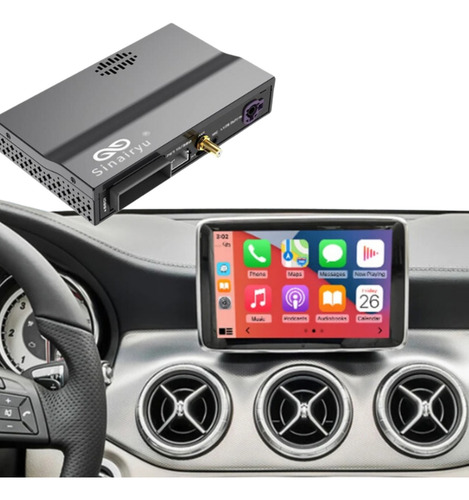 Módulo Carplay Interface Android Auto Apple Mercedes Ntg4.5