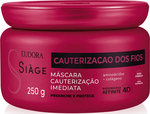 Combo Siàge Cauterização Dos Fios: Shampoo+máscara Capilar