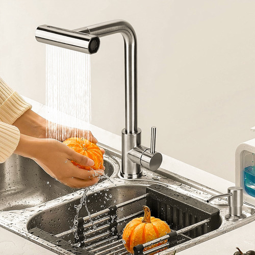 4 Modo Mezcladora Para Fregadero Llave Cocina Latón