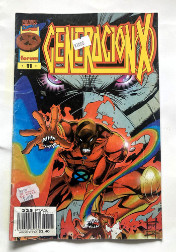 Comic Marvel: Generación-x (no X-men) #11. Editorial Forum 