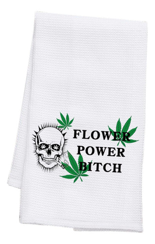 Bdpwss Flower Power Weed Lover Toallas De Cocina Hojas De Ma