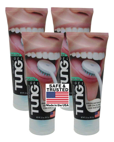 El Original Tung Gel  limpiador Lingual  la Menta Fresca