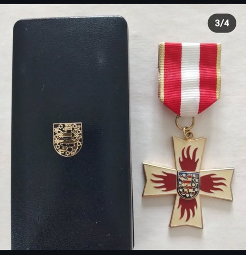 Medalla Bomberos De Turingia Alemania (Usado)