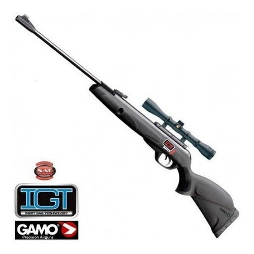 Rifle Aire Comprimido Gamo Power Black Knight Igt 5,5m Geout