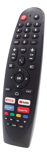 Lote De 3pz Controles Remotos Sansui Smart Google Play