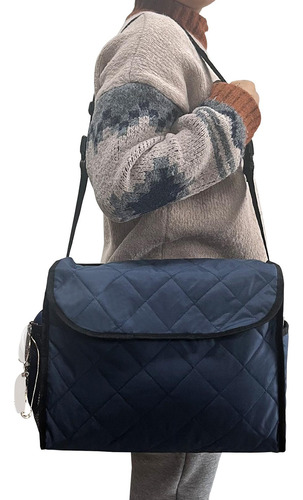 Bolsa Para Silla De Ruedas Colgar En La Espalda Azul Oscuro