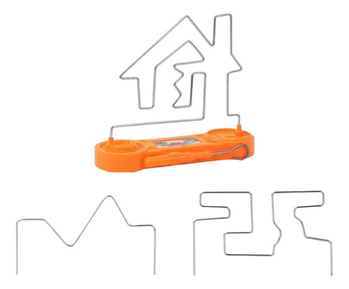 Juego De Laberinto Eléctrico Bump Juguete De Manual Naranja