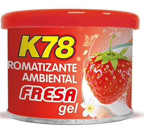 Perfume Fragancia En Lata Gel Auto Ambiente K78 X1u - Nolin Color Fresa