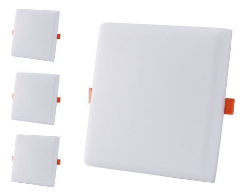 Kit 4 Plafon Frameless 32w Borda Infinita Sobrepor/embutir