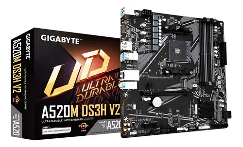 Motherboard Gigabyte A520m Ds3h V2 Ddr4 Socket Am4