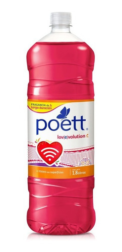 Limpiador De Pisos Poett Love Evolution 1,8 L